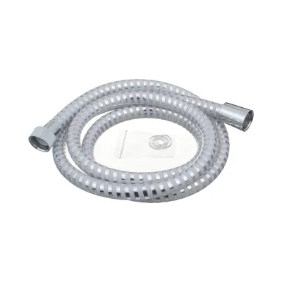 Шланг для душа Melodia della vita 1/2x1/2 конус d14ммx150см Tubo Elastica, белое серебро блистер MS-10 34430