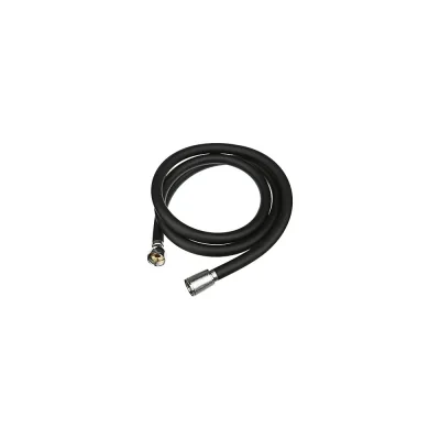 Шланг для душа RAIN 150 см., 1/2"-1/2", ПВХ, латунь, антитвист, черный 569-037