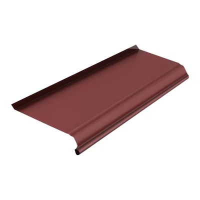 Отлив МЕТАЛЛИК И КО 100x2000; Оц 0.40 (RAL 8017) в пленке О0000051336