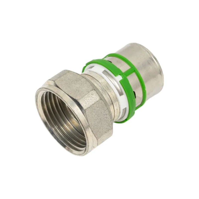 Муфта с накидной гайкой COMAP 26-1, пресс латунь 7359GW261