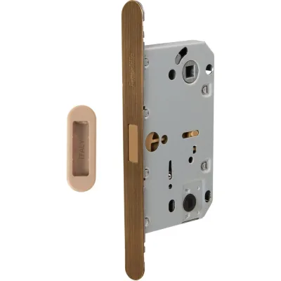 Магнитная защелка ARMADILLO WC с ответной планкой GRAVITY.PRO G01.196.50.96 AB бронза 57301