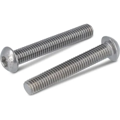 Винт Metiz-A2 ISO 7380-1 M8x60/60 мм, А2 полукр. гол. внутр. шестигр, 1 шт. 738012860 1