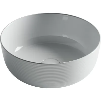 Раковина накладная круглая Ceramicanova 356x356x135, цвет белый CN6073