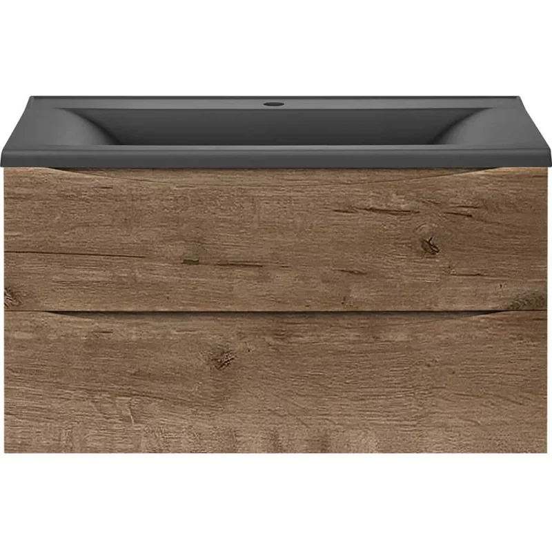 База под раковину VINCEA Mia 900 подвесная, 2 выкатных ящика soft close, V.Oak. VMC-2MA900VO