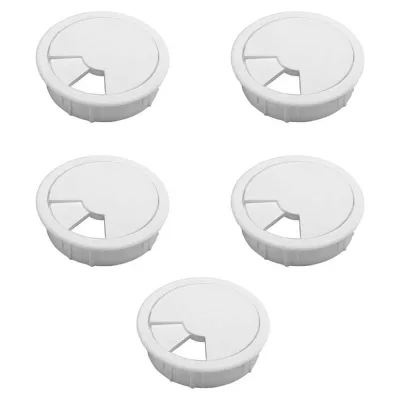 Заглушка кабель-канала Mebax D 60 мм, белый, 5 шт 00-00003383