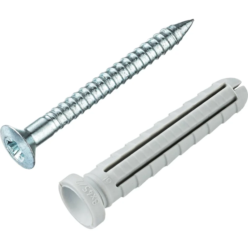 Дюбель-гвоздь Tecfi YZ цилиндр. манжета, нейлон, 8x45, 100 шт. пакет 148880