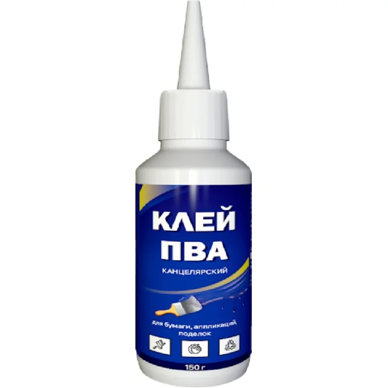 Клей-ПВА школьный канцелярский для творчества WHITE HOUSE 150 гр 22830
