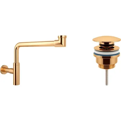 Сифон для раковины с донным клапаном Wellsee Drainage System 182126003