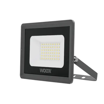 Прожектор светодиодный Wolta WFL 5700K 50 Вт IP65 серый