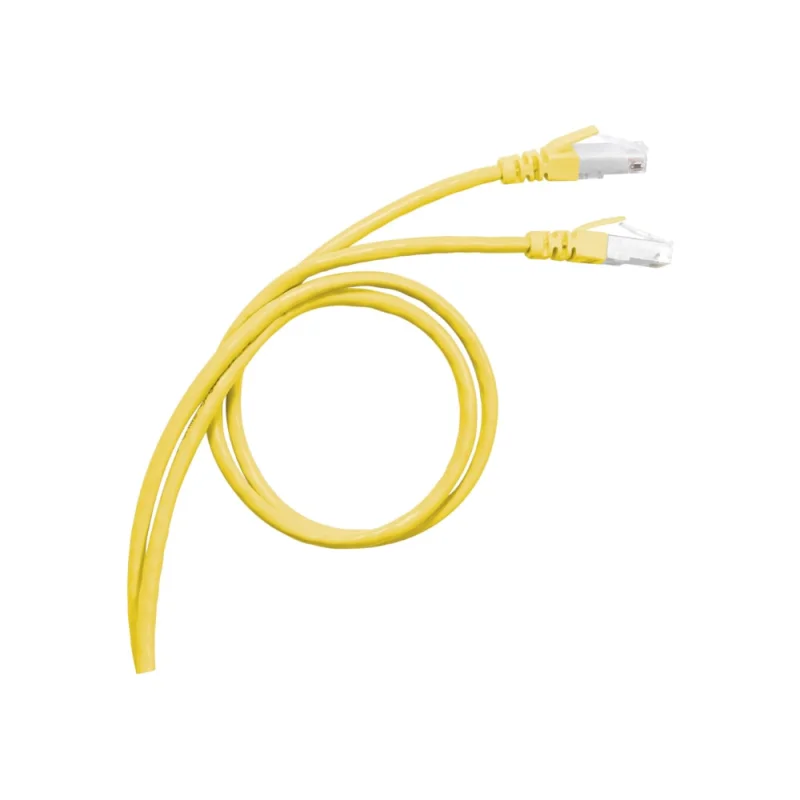 Шнур коммутационный Legrand RJ 45 - категория 6a - S/FTP - PVC - экранированный - 3 м - желтый 051782