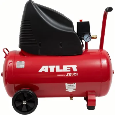 Поршневой безмасляный компрессор ATLET (50 л, 8 бар, 185 л/мин) SC-OF50LP