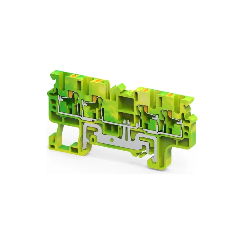 Клемма заземляющая push-in КЭАЗ OptiClip CPG-2,5-QUATTRO-PE-I-(0,2-2,5)-PEN -100шт 331858