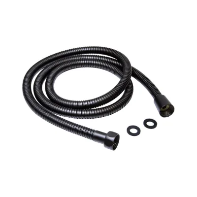 Шланг душевой MIXLINE 175 см имп/кон, EPDM, нерж.сталь черный матовый MIX-2-175 коробка 557320