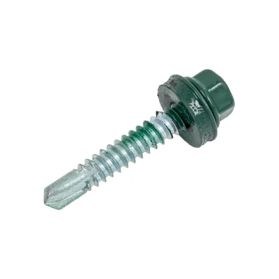 Саморез КРС Госкреп RAL6005 6,3x38 (50 шт.) (тк=16) 14-0022211