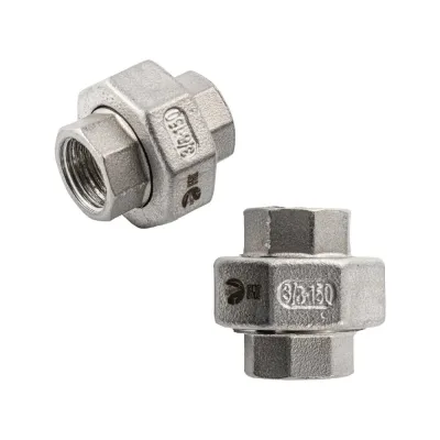 Американка NEWKEY вр/вр нержавеющая, AISI304 DN10 (3/8), (CF8), PTFE, PN16 набор 2 шт NAB2-NK-ADD10/4