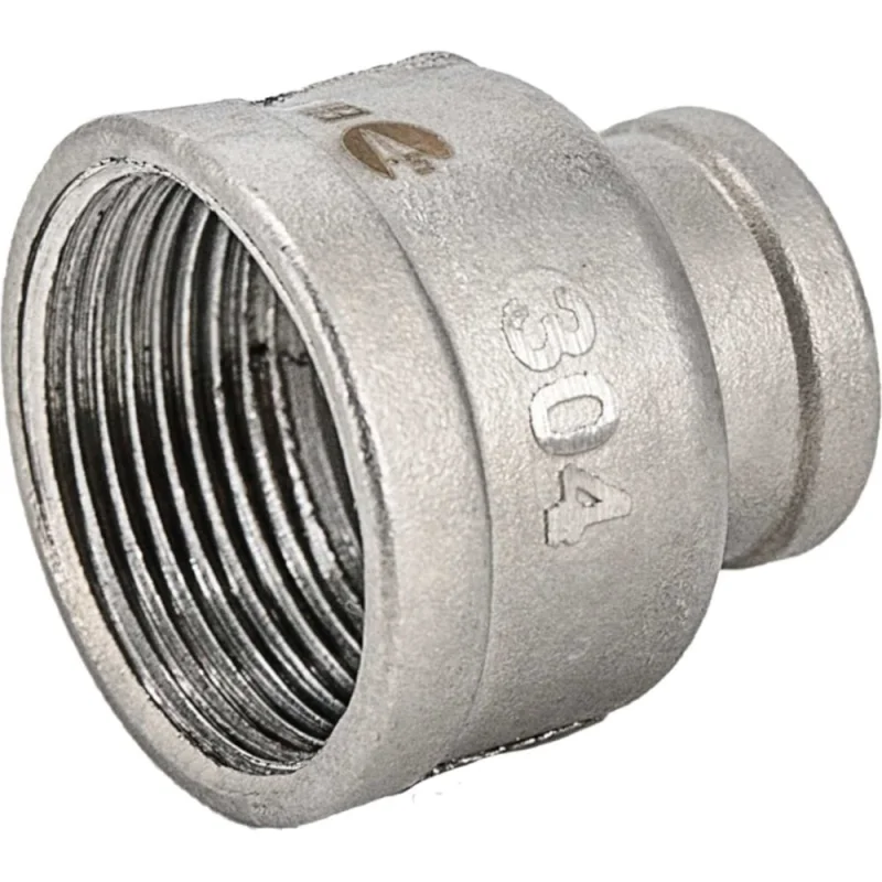 Муфта переходная нержавеющая NEWKEY AISI304 DN32 х DN20 ( 1_1/4x3/4), (CF8), PN16 NK-MMH32*20/4