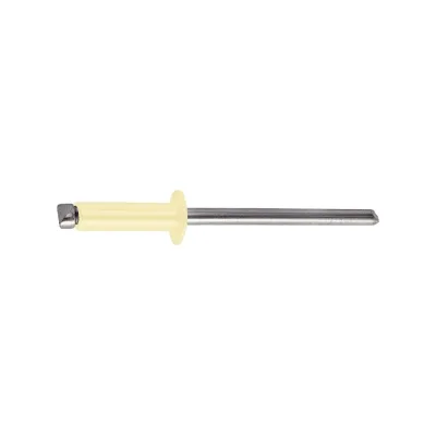Заклепка вытяжная STALMAX LZV 4,0х10 Al/St (RAL 1014 (Слоновая кость)) с выпуклой шляпкой (арт. 11548) алюминий/сталь (уп. 1000 шт) 11548-023