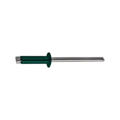 Заклепка вытяжная STALMAX LZV 3,2х 8 Al/St (RAL 6005 (Зелёный мох)) с выпуклой шляпкой (арт. 11547) алюминий/сталь (уп. 1000 шт) 11547-023