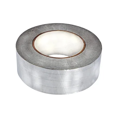 Скотч алюминиевый STALMAX армированный LAL-R 100 мм (40м) монтажный (арт. 10633) (уп. 12 шт) 10633-023