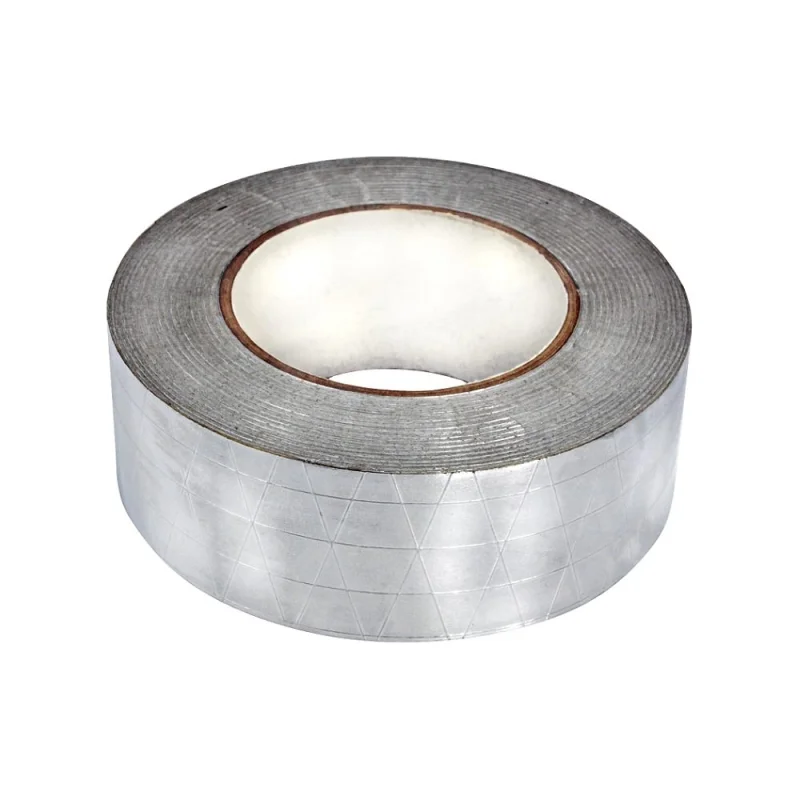 Скотч алюминиевый STALMAX армированный LAL-R 100 мм (40м) монтажный (арт. 10633) (уп. 12 шт) 10633-023