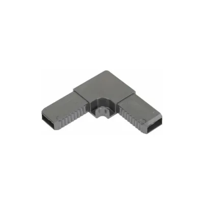 Уголок GREEN MAX 0,8 москитной сетки цельнолитой ПВХ 30*30, АНТРАЦИТ, 100шт, Н4013а
