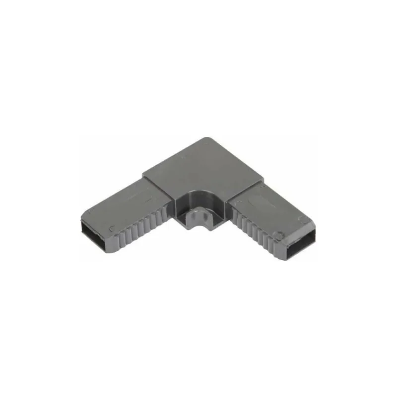 Уголок GREEN MAX 0,8 москитной сетки цельнолитой ПВХ 30*30, АНТРАЦИТ, 100шт, Н4013а