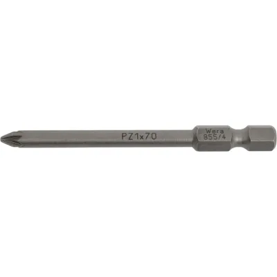Бита шестигранный хвостовик PZ1, 70 мм, 1/4" WERA WE-060027
