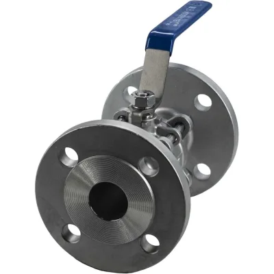 Кран шаровый фланцевый трехсоставной нержавеющий NEWKEY (3PC), AISI304 DN40 (1_1/2"), (CF8), PN16 NK-BF40/4