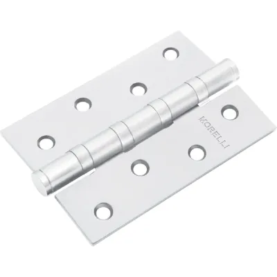 Петля стальная MORELLI (Морелли) MSN 100X70X2.5-4BB W, с подшип. универсальная 1шт., цвет - белый 9015126