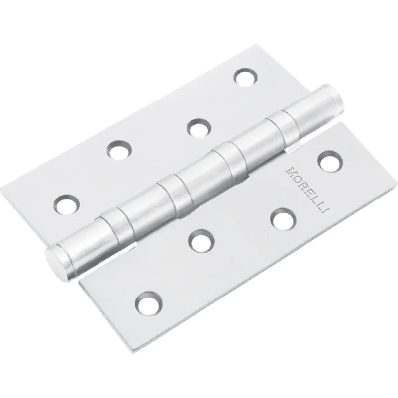 Петля стальная MORELLI (Морелли) MSN 100X70X2.5-4BB W, с подшип. универсальная 1шт., цвет - белый 9015126
