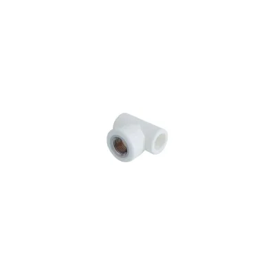 Белый тройник Imperial ф 20-1/2 внут.-20 полипропиленовый PPR 40-310