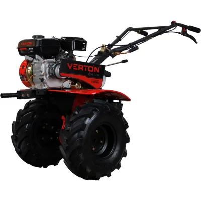 Мотоблок бензиновый VERTON GT800W-3 NEW 7 л.с. чугунный редуктор, 212 куб.см, передача 3/1, колесо Extreme19_7,00-8, количество фрез 24, S23 01.12786.22231