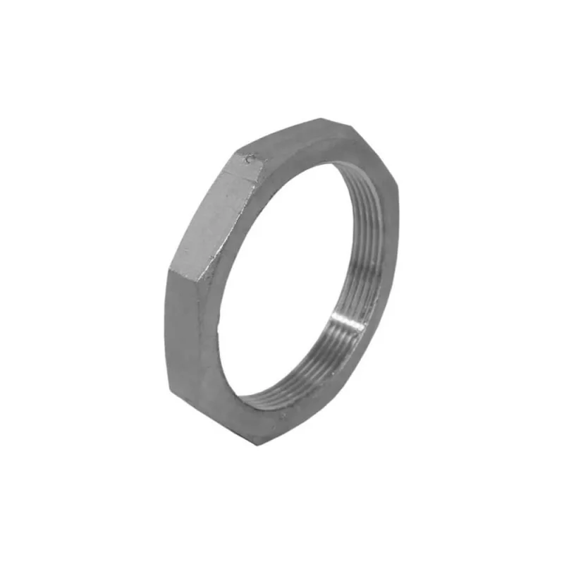 Контргайка 6-гранная нержавеющая NEWKEY AISI316 DN50 (2), (CF8M), PN16 NK-HNF50/6
