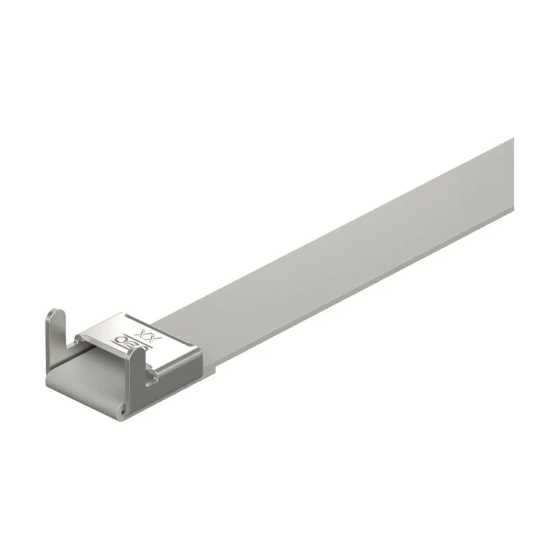 Монтажная лента OBO Bettermann SBF 15-600 FSK с фиксатором, серая, 25 шт. в упаковке 6490312