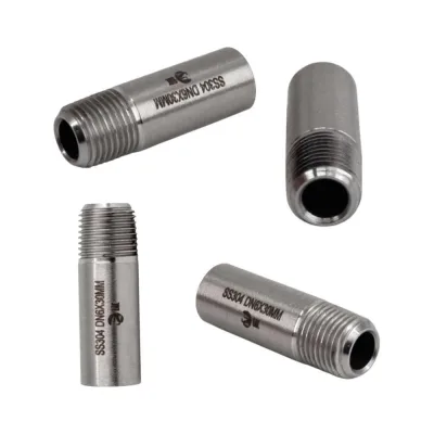 Ниппель приварной NEWKEY нержавеющий, AISI304 DN6 (1/8), (CF8), PN16, набор 4 шт NAB4-NK-NE6/4