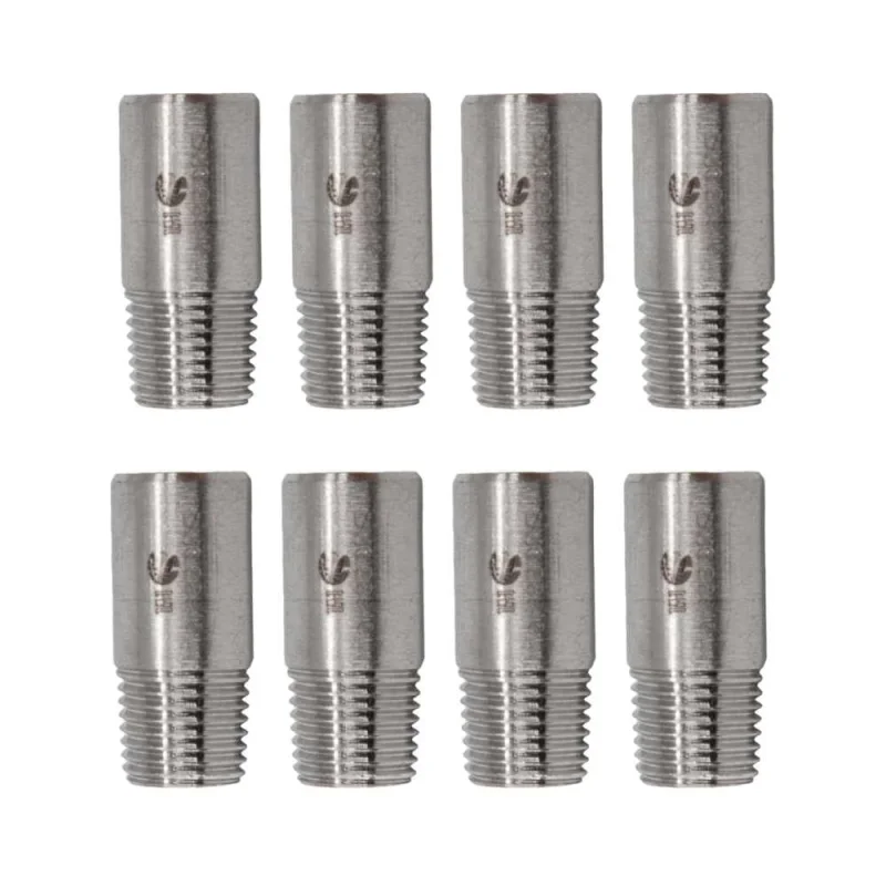 Ниппель приварной NEWKEY нержавеющий, AISI304 DN 8 (1/4), (CF8), PN16, набор 8 шт NAB8-NK-NE8/4