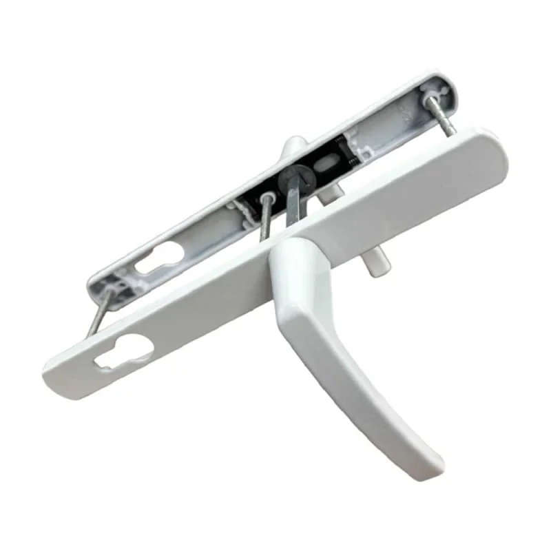 Дверные ручки алюминиевые на планке, белый RAL 9016 Vantage V1-92W