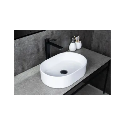 Раковина накладная Gid N1330 белая 46.5x32x12 51239