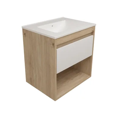 Фасад для тумбы в ванную Teymi 60 см Vitra цвет белый T60408 ЦБ-00284755