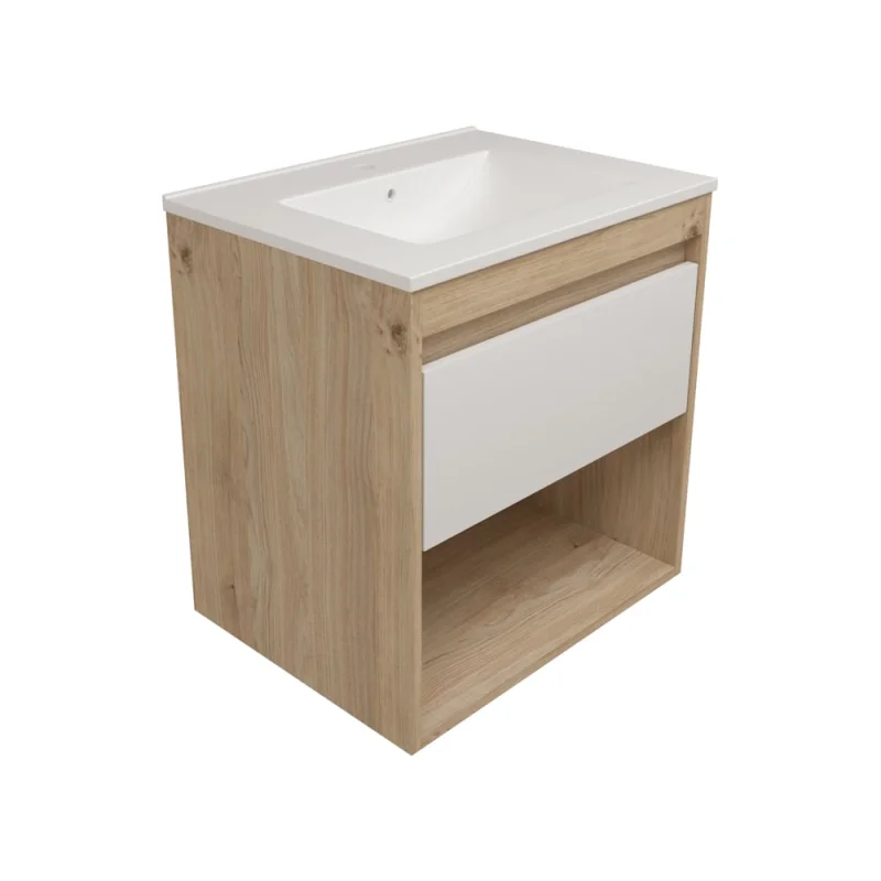 Фасад для тумбы в ванную Teymi 60 см Vitra цвет белый T60408 ЦБ-00284755