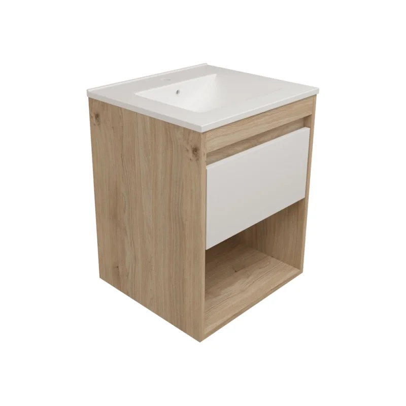 Фасад для тумбы в ванную Teymi 50 см Vitra цвет белый T60406 ЦБ-00284753