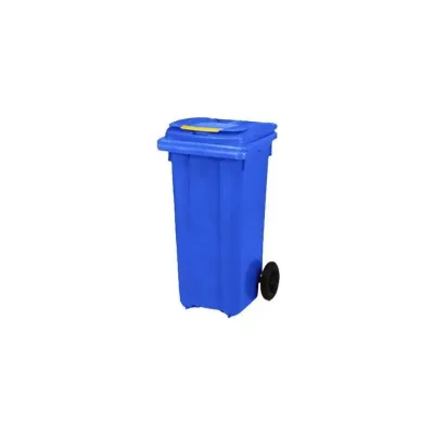 Контейнер Razak plast пластик, синий, R, 120 л., без логотипа, с крышкой, синяя, на колёсах 3767574855609