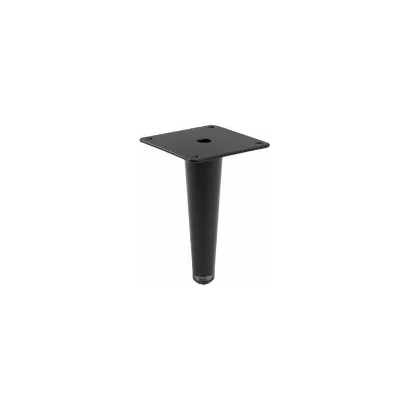Ножка мебельная GTV SPIRE h-130мм, черный матовый NM-SPIRE-130-20M