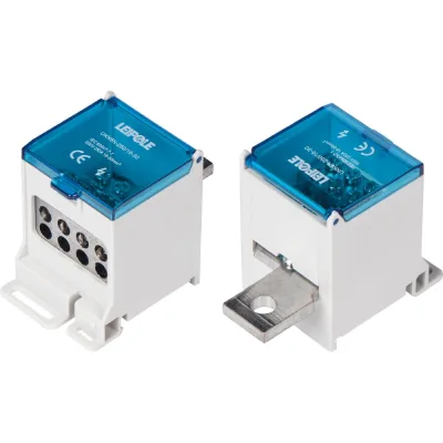 Распределительный блок (коробка) Leipole 250А 690В на DIN-рейку UKK6N-250/16-50/8x16 5012.077