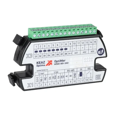 Модуль расширения КЭАЗ OptiMer-M500-8DI-3AO 351305