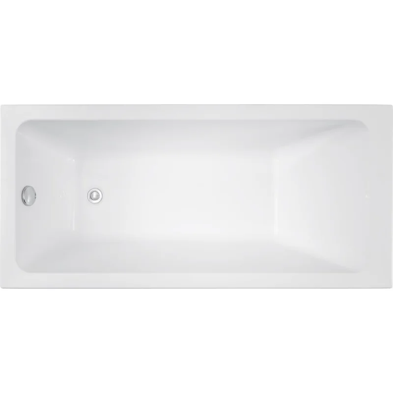 Ванна Aquanet AGATA 160x70 см, каркас в комплекте 170 + фронтальная панель и боковая панель (369268) 00369268