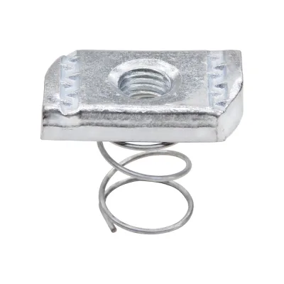 Гайка канальная STALMAX с короткой пружиной LSN S M 8 35х20х6 для профиля Strut 41х21 (арт. 10699) оц. сталь (уп. 100 шт) 10699-023