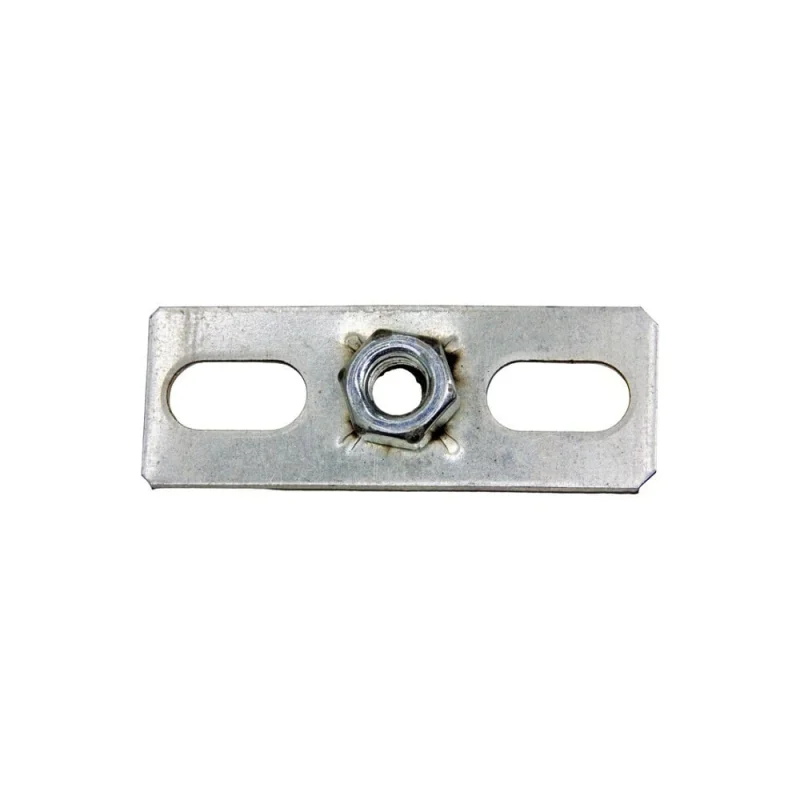 Пластина STALMAX опорная с гайкой LMS-PW M10 (30х80) (арт. 10575) оц. сталь (уп. 150 шт) 10575-023