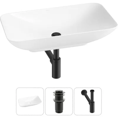 Набор Wellsee 3 в 1 Demure накладная раковина 60x36 см 20214588R