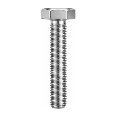 Болт М8х160 5 шт. с шестигранной головкой для крепления и сборки конструкций DIN 933 сталь оцинкованный ARNO INDUSTRIES A01000816031G99